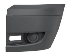Puntera Ford Transit 2006-2014 delantera / sin antiniebla / gris oscuro / izquierda