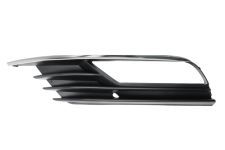 Rejilla Audi A3 2012-2016 4 puertas / cabrio / parachoques delantero / con antiniebla / moldura cromada / izquierda
