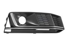 Rejilla Audi A4 2015-2018 parachoques delantero / modelo s-line / con antiniebla / moldura cromada / derecha