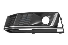 Rejilla Audi A4 2015-2018 parachoques delantero / modelo s-line / con antiniebla / moldura cromada / izquierda