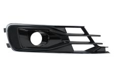 Rejilla Audi A6 2014-2016 parachoques delantero / con moldura cromada / con antiniebla / derecha
