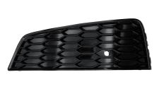 Rejilla Audi Q3 2015-2018 parachoques delantero / modelo s-line / negra brillante / superior / izquierda