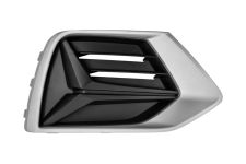 Rejilla Audi Q3 2018-2025 parachoques delantero / marco gris plata / derecha