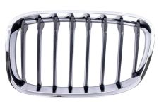 Rejilla Bmw Serie 1 (f20-f21) 2012-2015 frente modelo sport / negra / cromada izquierda