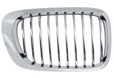 Rejilla Bmw Serie 3 (e46) 1999-2003 coupe / frente marco cromado / lamas cromados / derecha