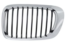 Rejilla Bmw Serie 3 (e46) 1999-2003 coupe / frente marco cromado / lamas negras / izquierda