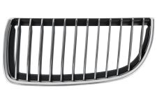 Rejilla Bmw Serie 3 (e90-e91) 2005-2009 frente / marco cromado / lamas cromadas / izquierda