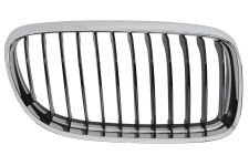 Rejilla Bmw Serie 3 (e90-e91) 2009-2012 frente / marco cromado / lamas negras / derecha