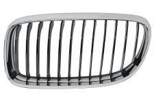 Rejilla Bmw Serie 3 (e90-e91) 2009-2012 frente / marco cromado / lamas negras / izquierda
