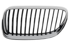 Rejilla Bmw Serie 3 (e92-e93) 2010-2013 coupe / cabrio / frente / marco cromado / lamas negras izquierda