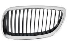 Rejilla Bmw Serie 3 (e92-e93) 2010-2013 coupe / cabrio / frente / modelo m3 / marco cromado / lamas negras izquierda