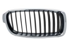 Rejilla Bmw Serie 3 (f30-f31) 2012-2015 frente / basis / marco cromado / lamas negras / derecha