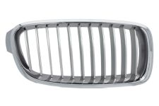 Rejilla Bmw Serie 3 (f30-f31) 2012-2015 frente / modern / marco cromado / lamas gris plata / derecha