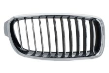 Rejilla Bmw Serie 3 (f30-f31) 2015-2018 frente / luxury / marco cromado / lamas cromadas / negras / derecha
