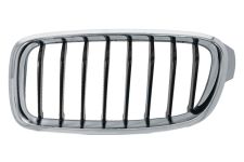 Rejilla Bmw Serie 3 (f30-f31) 2015-2018 frente / sport / marco cromado / lamas negras / izquierda
