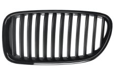 Rejilla Bmw Serie 5 (f10-f11) 2010-2013 frente / marco negro / lamas negras / izquierda