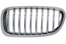 Rejilla Bmw Serie 5 (f10-f11) 2013-2016 frente / marco cromada / lamas cromadas / titanio / izquierda