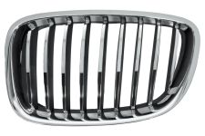 Rejilla Bmw Serie 5 gt (f07) 2010-2013 frente / marco cromada / lamas cromadas / negras / izquierda