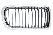 Rejilla Bmw Serie 7 (e38) 1998-2003 frente / marco cromado / lamas cromadas / derecha