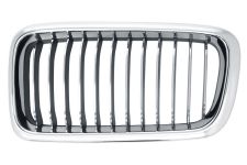 Rejilla Bmw Serie 7 (e38) 1998-2003 frente / marco cromado / lamas cromadas / izquierda