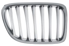 Rejilla Bmw X1 (e84) 2009-2012 frente / marco cromado / lamas cromadas / derecha