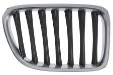 Rejilla Bmw X1 (e84) 2012-2015 frente / marco cromado / lamas negras / derecha