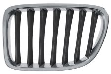 Rejilla Bmw X1 (e84) 2012-2015 frente / marco cromado / lamas negras / izquierda