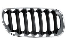 Rejilla Bmw X3 (e83) 2004-2006 frente / marco cromado / lamas negras / derecha