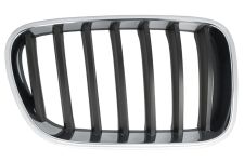 Rejilla Bmw X3 (f25) 2010-2014 frente / marco cromado / lamas negras / derecha