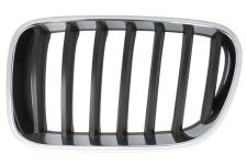 Rejilla Bmw X3 (f25) 2010-2014 frente / marco cromado / lamas negras / izquierda
