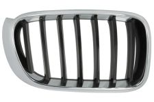 Rejilla Bmw X3 (f25) 2014-2017 frente / marco cromado / lamas negras / derecha