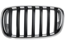 Rejilla Bmw X5 (e70) 2007-2010 frente / marco cromado / lamas negras / izquierda