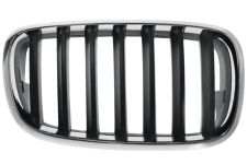Rejilla Bmw X5 (e70) 2010-2013 frente / marco cromado / lamas negras / derecha