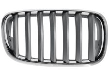 Rejilla Bmw X6 (e71-e72) 2007-2014 frente / marco cromado / lamas titanio / derecha