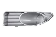 Rejilla Fiat Linea 2007-2011 parachoques delantero / gris / sin antiniebla / izquierda