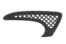 Rejilla Fiat Punto 1999-2003 parachoques trasero / 3 puertas / derecha