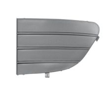 Rejilla Fiat Punto Evo 2009-2012 parachoques delantero / inferior / gris oscuro / izquierda