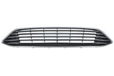 Rejilla Ford Focus 2015-2018 parachoques delantero / superior / con moldura cromada / central