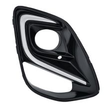 Rejilla Ford Puma 2019-2024 parachoques delantero / con antiniebla / con moldura cromada / derecha