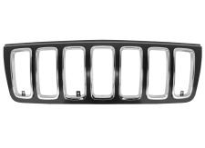 Rejilla Jeep Grand Cherokee 2002-2005 frente / externa / negra / borde cromada