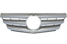 Rejilla Mercedes Clase B (w245) 2008-2011 frente / cromada / gris plata