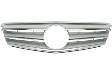Rejilla Mercedes Clase C (w204) 2007-2011 frente / modelo amg / cromada / plata