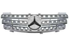 Rejilla Mercedes Clase M (w164) 2005-2008 frente / completa / plata / cromada