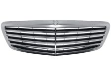 Rejilla Mercedes Clase S (w221) 2005-2009 frente / completa / negra / cromada