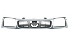 Rejilla Nissan Navara 1997-2002 frente / gris / cromada