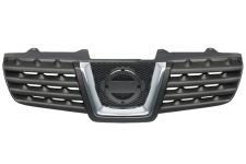 Rejilla Nissan Qashqai 2007-2010 frente negra / moldura cromada