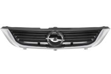 Rejilla Opel Vectra b 1999-2002 frente / moldura cromada