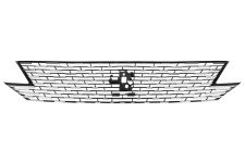 Rejilla Peugeot 3008 2021-2024 frente / con detalles cromados