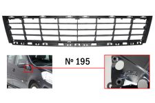 Rejilla Renault Clio 2009-2013 parachoques delantero / modelo 195