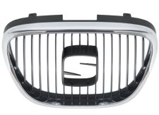 Rejilla Seat Leon 2005-2009 frente / moldura cromada / sin anagrama